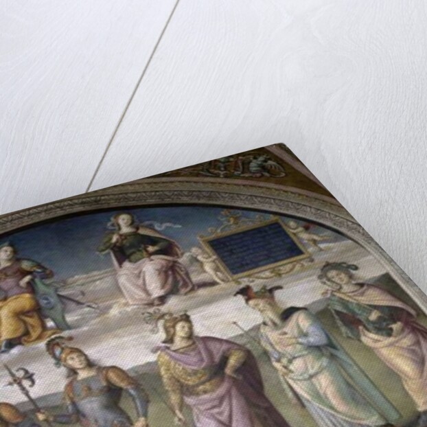 Lunette of Fortune and Temperance by Pietro Perugino