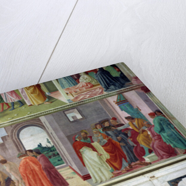 The Dispute with Simon Mago and the Crucifixion of St. Peter, c.1484-85 by Filippino Lippi