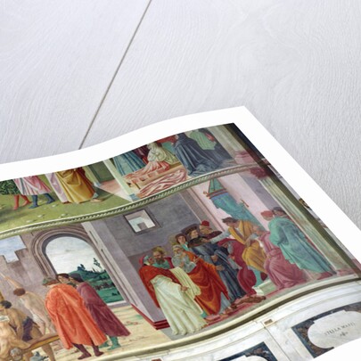 The Dispute with Simon Mago and the Crucifixion of St. Peter, c.1484-85 by Filippino Lippi