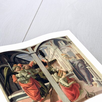 The Annunciation with Three Angels, 1440 by Fra Filippo Lippi