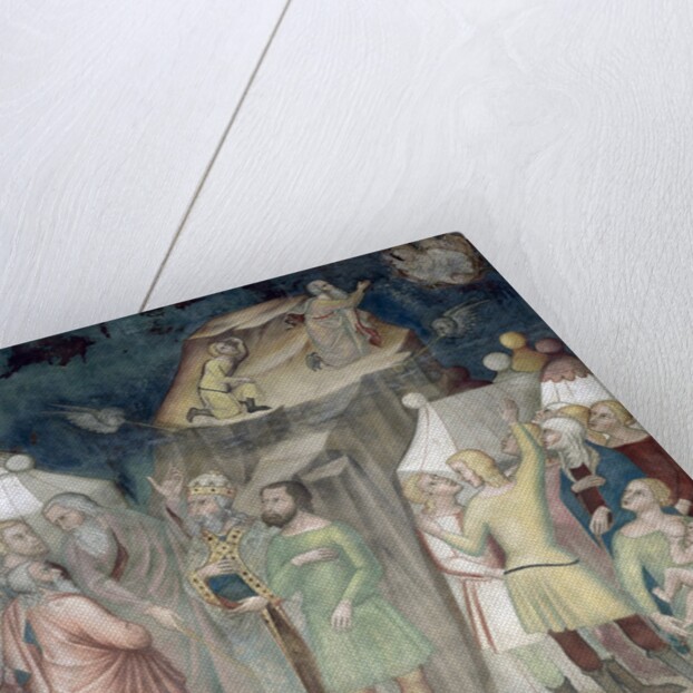 Moses on Mount Sinai, 1356-67 by also Manfredi de Battilori Bartolo di Fredi