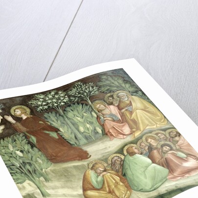 Christ in the Garden of Gethsemane, from a series of Scenes of the New Testament by Barna da Siena