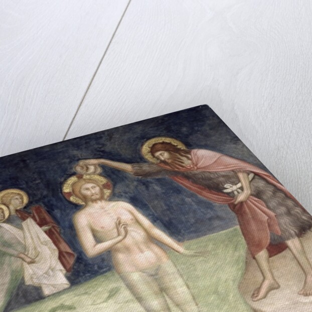 Baptism of Christ, from a series of Scenes of the New Testament by Barna da Siena
