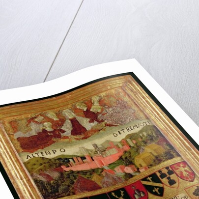 The Virgin Protecting Siena from the Earthquake of 1466, 1467 by Italian School