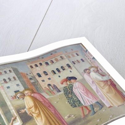 St. Peter healing a cripple, c.1427 by Tommaso Masolino da Panicale