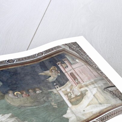 The Miraculous Arrival of Lazarus and his Sisters in Marseilles, 1320 by Giotto