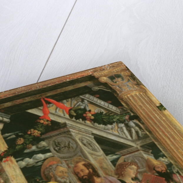 Detail of San Zeno Altarpiece, 1456-60 by Andrea Mantegna