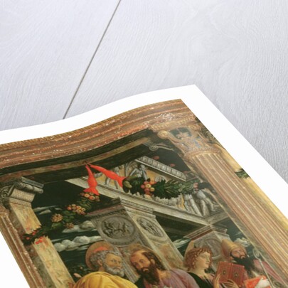 Detail of San Zeno Altarpiece, 1456-60 by Andrea Mantegna