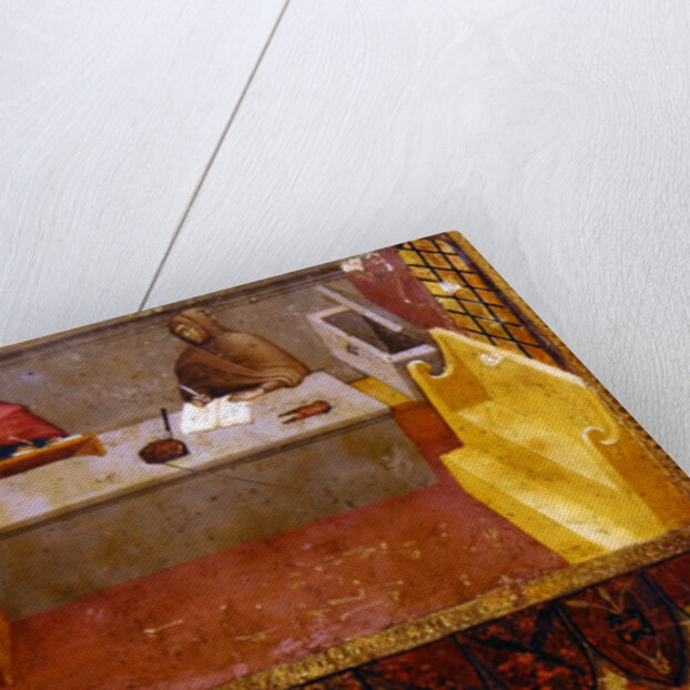 Chief Financial Officer and Scribe at their desk in the Biccherna by Paolo di Giovanni Fei