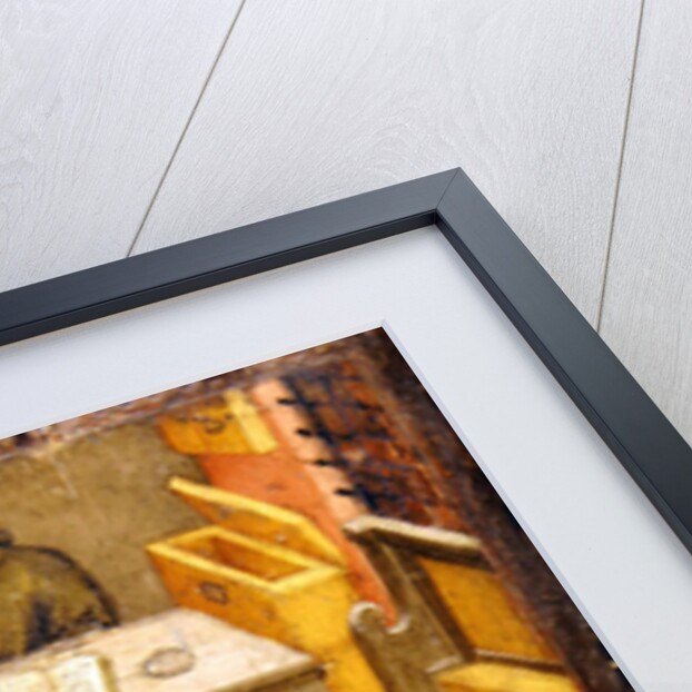 Chief Financial Officer and Scribe at their desk in the Biccherna by Paolo di Giovanni Fei