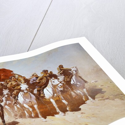 Brass band of the 1st Mounted Army, 1934 by Mitrofan Borisovic Grekov