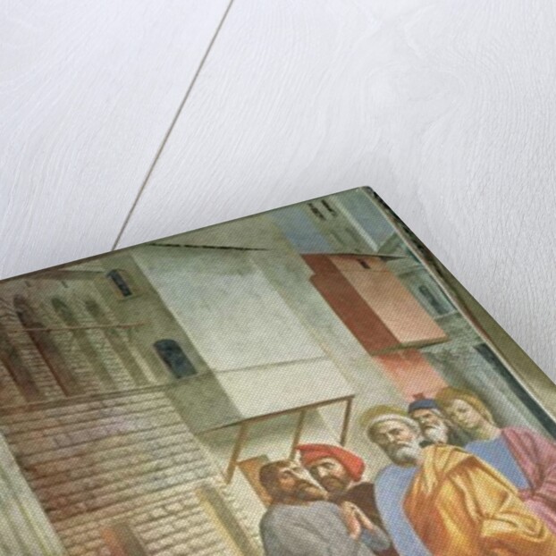 St. Peter Healing With His Shadow, c.1427 by Tommaso Masaccio