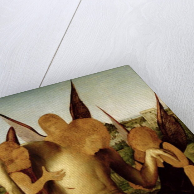 Christ Supported by Three Angels by Antonello da Messina