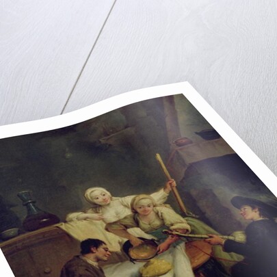 Preparing the Polenta by Pietro Longhi