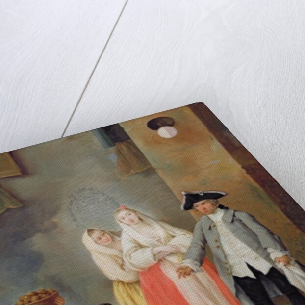 The Seller of Fritters by Pietro Longhi