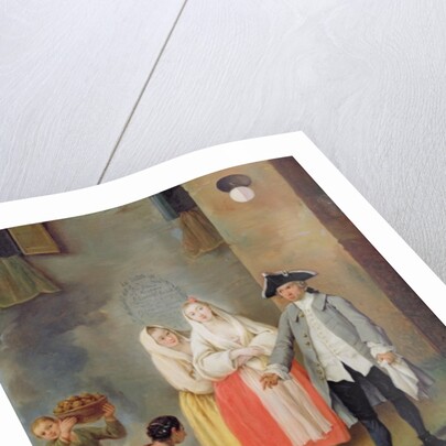 The Seller of Fritters by Pietro Longhi