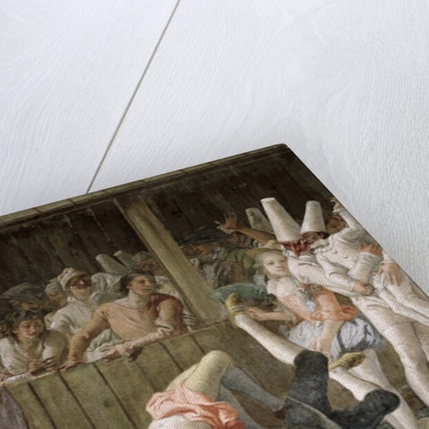 Pulcinella with Acrobats, c.1793 by Giandomenico Tiepolo