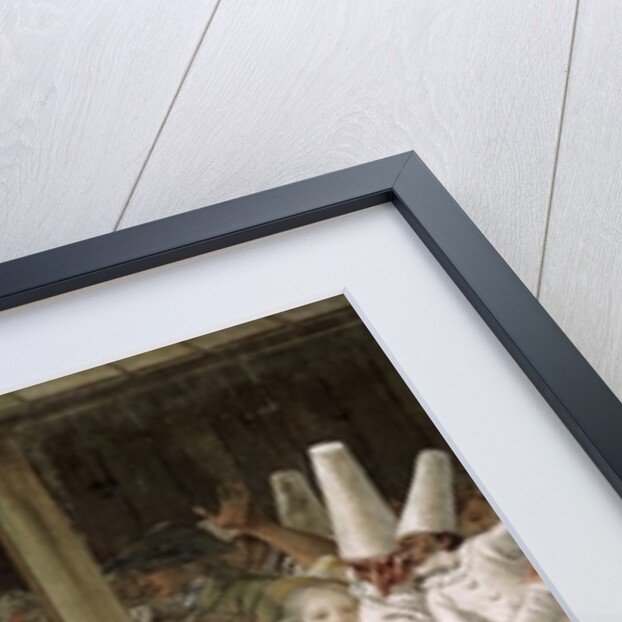 Pulcinella with Acrobats, c.1793 by Giandomenico Tiepolo