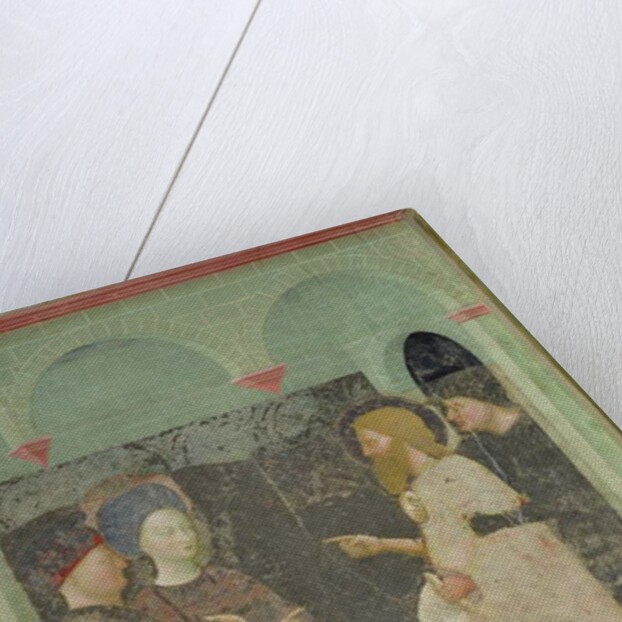 John the Baptist scolding Herod and Herodias for their adultery, 1435 by Tommaso Masolino da Panicale