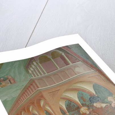 Salome presenting head of John Baptist to her mother Herodias, 1435 by Tommaso Masolino da Panicale