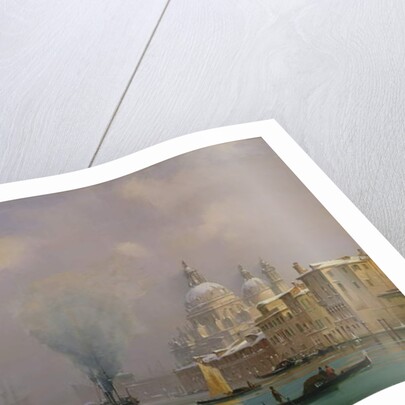 Venice under snow, c.1840 by Ippolito Caffi