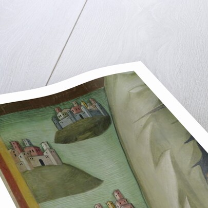 Detail from the Massacre of the Servants and Herdsmen of Job, 1367 by also Manfredi de Battilori Bartolo di Fredi