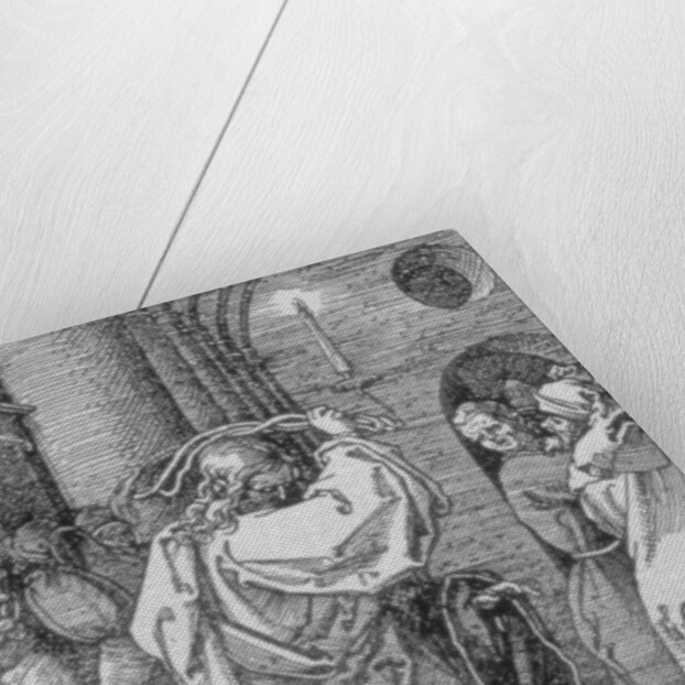 Christ expelling the moneychangers from the temple by Albrecht Dürer or Duerer