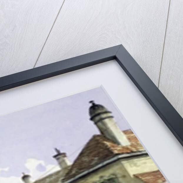 Below the Belvedere Palace in Vienna by Richard Pokorny