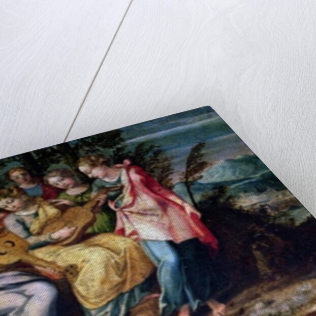 Apollo and the Muses, 1600 by Italian School