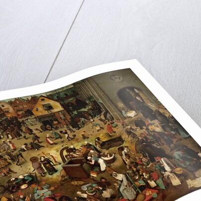 Fight between Carnival and Lent, 1559 by Pieter the Elder Bruegel