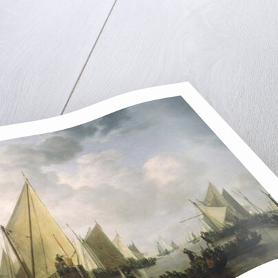 Naval Review, 1649 by Simon Jacobsz. Vlieger