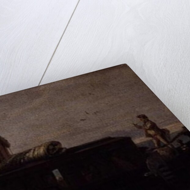 Venetian Post Barge, 1760/70 by Giandomenico Tiepolo