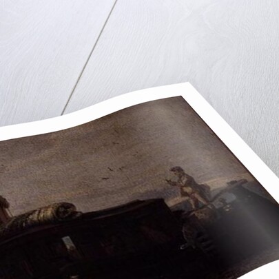 Venetian Post Barge, 1760/70 by Giandomenico Tiepolo