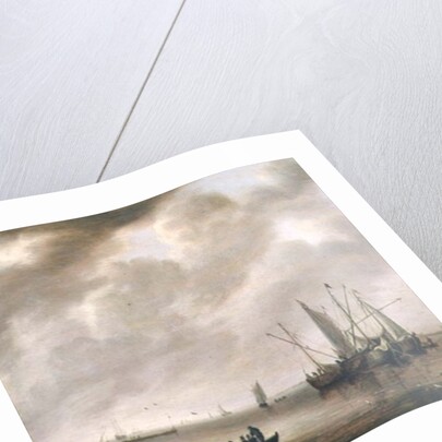 The Calm Sea, 1651 by Willem van Diest