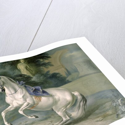 The White Stallion 'Leal' en levade, 1721 by J.G. & Brand J.C. Hamilton