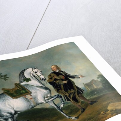 The Dappled Horse 'Scarramuie' en Piaffe by J.G. & Brand J.C. (1722-95) Hamilton