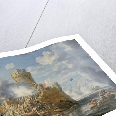 Turks Storming a Seaport, 1641 by Bonaventura Peeters