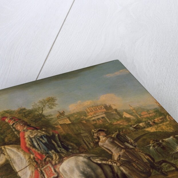 A Hussar on horseback, 1773 by Bernardo Bellotto