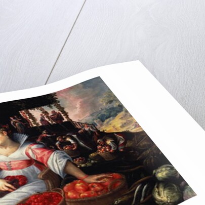 Fruitmarket, 1590 by Frederik Valckenborch