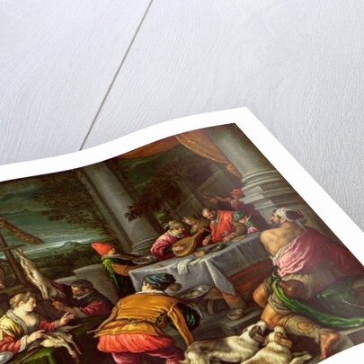 The Rich Man and Lazarus, 1590-95 by Leandro da Ponte Bassano