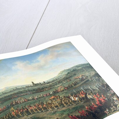 The Entrance of Emperor Francis I into Frankfurt, accompanied by Joseph II by Martin van Mytens or Meytens