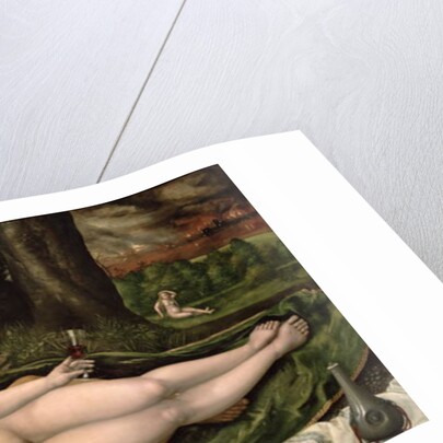 Lot and his daughter, 1537 by Albrecht Altdorfer