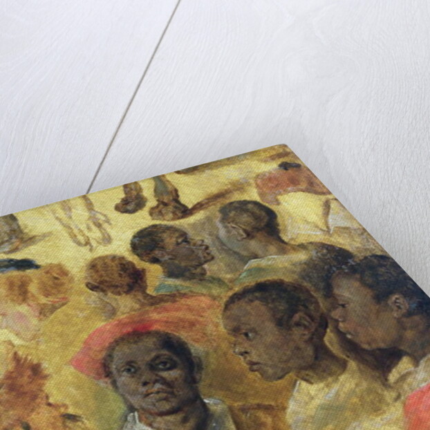 Study of Moorish Heads by Jan the Elder Brueghel