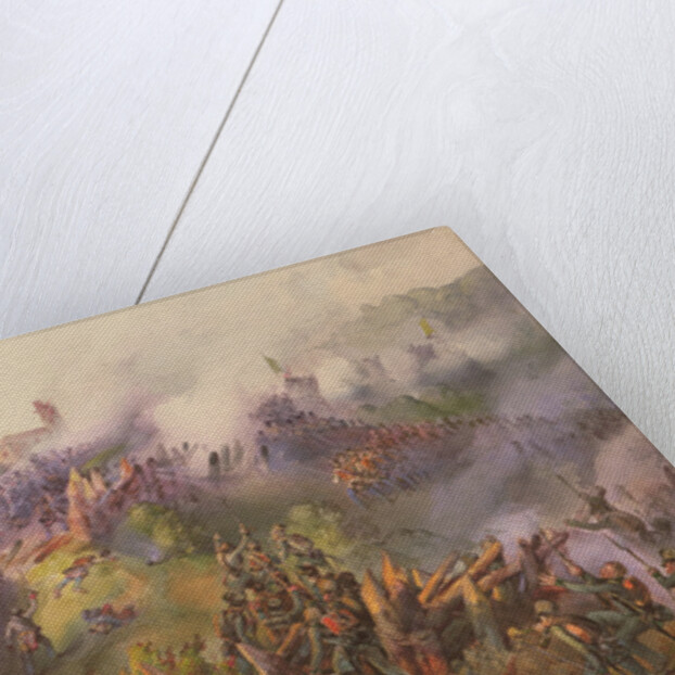 The Battle of Vicenza: the Storming of Monte Berico, June 1848 by Franz Gerusch