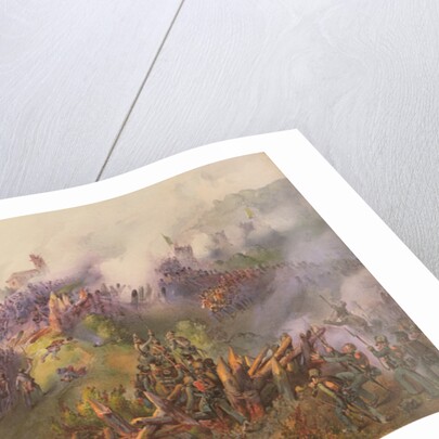 The Battle of Vicenza: the Storming of Monte Berico, June 1848 by Franz Gerusch