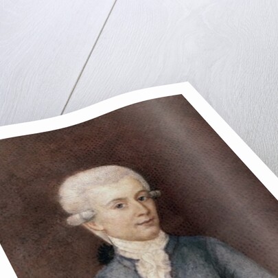 Wolfgang Amadeus Mozart, c.1780 by Johann Nepomuk della Croce