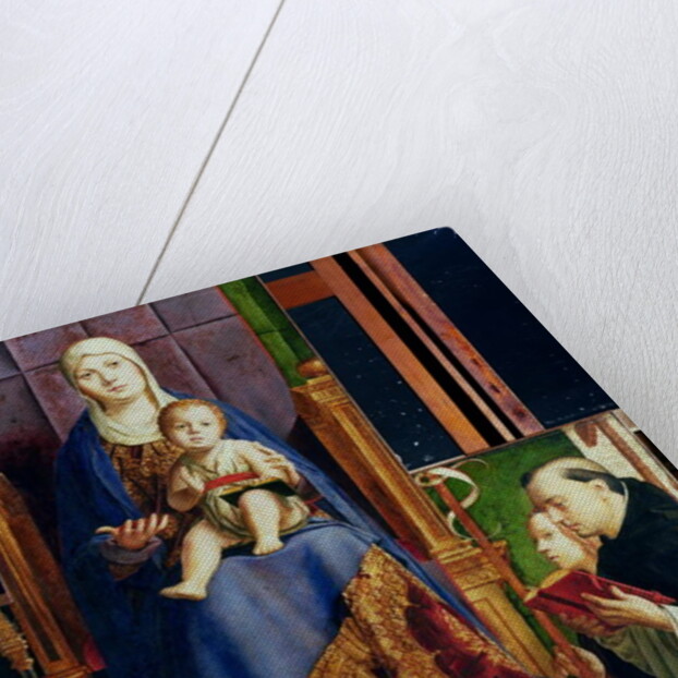 Madonna with Saint Nicholas of Bari by Antonello da Messina