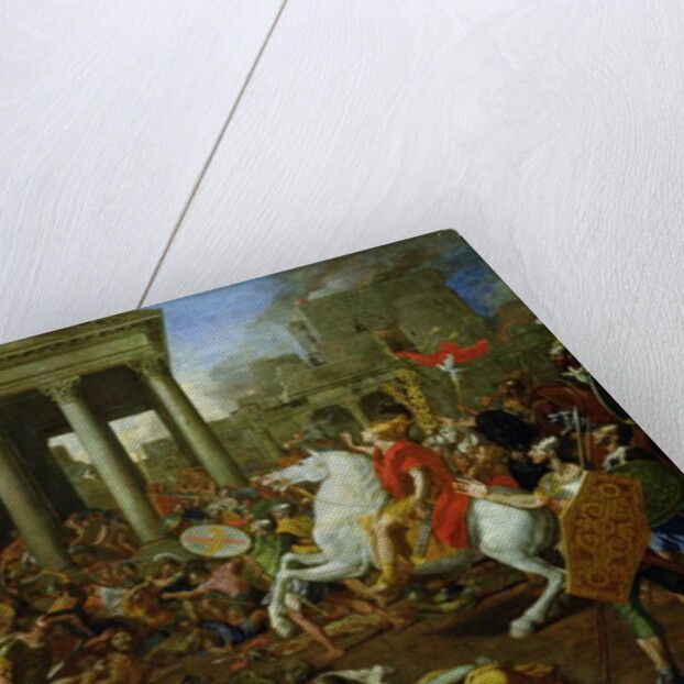 The Destruction of the Temples in Jerusalem by Titus, c.1638/39 by Nicolas Poussin