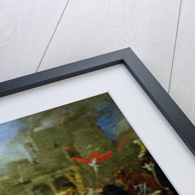 The Destruction of the Temples in Jerusalem by Titus, c.1638/39 by Nicolas Poussin