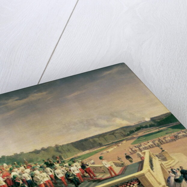 Court banquet in the Gardens of Schonbrunn Palace on the occasion of the anniversary of the Military Order of Theresa, 1865 by Fritz L'Allemand